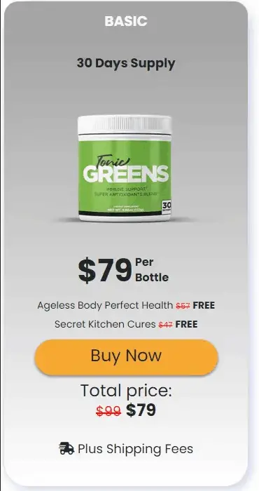 tonic greens 1 bottle – buy online from official website